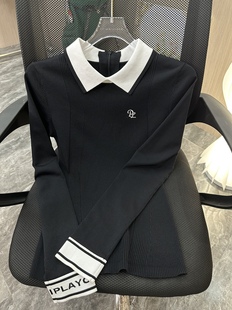 高尔夫长袖 女速干透气弹高尔夫上衣女golf球服 女秋韩版 高尔夫服装