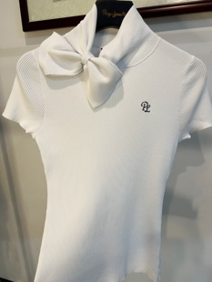 短golf短袖 高尔夫服装 显瘦修身 高尔夫女装 女春夏高尔夫短袖 女韩版