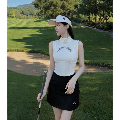 26新款高尔夫服装女夏季韩版高尔夫套装女显瘦速干高尔夫短袖女裙