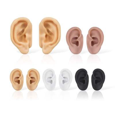 5D simulation ear picking teaching silicone earphones displ