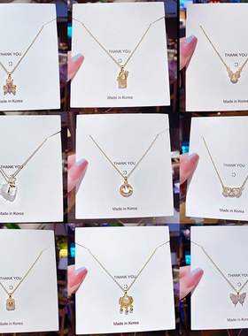 Light luxury titanium steel non fading jewelry necklace for
