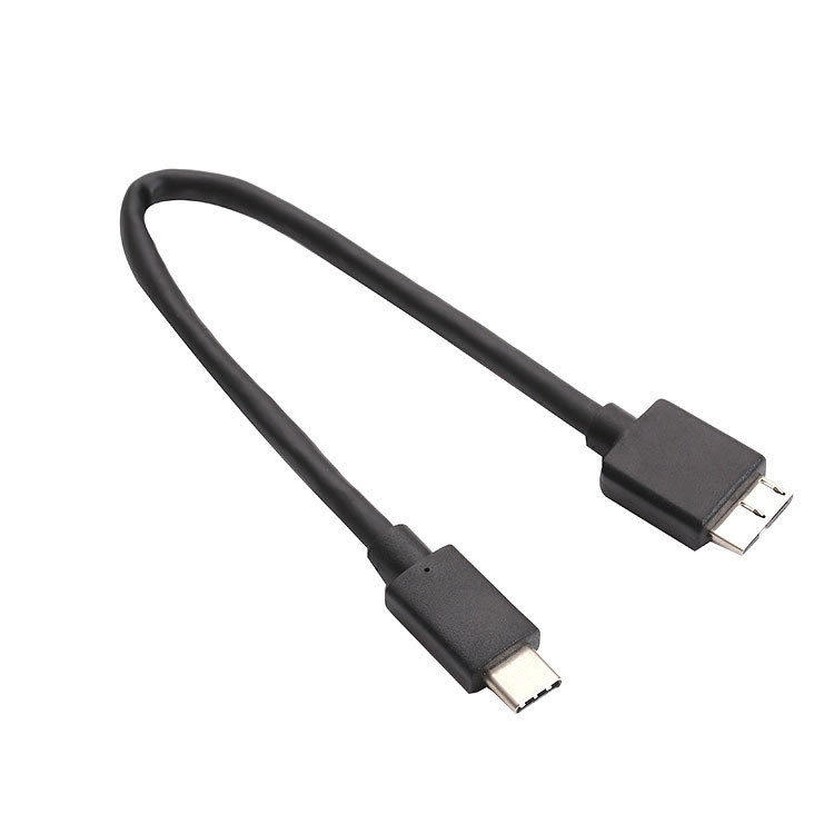 type-c移动硬盘线 type-c转micro B笔记本连接硬盘盒USB3.1数据线