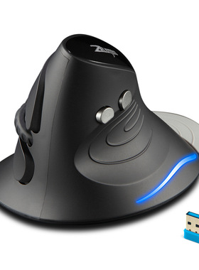 ZELOTES掌握者创意护腕鼠标 2.4G垂直立式人体工程学健康无线鼠标