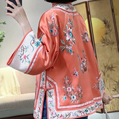 外套女秋冬 刺绣清宫格格服上衣国潮民族风改良唐装 时尚 轻奢新中式