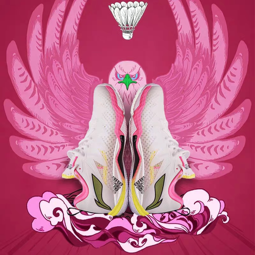 李宁羽毛球鞋减震回弹透气