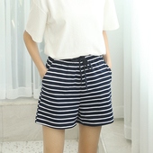 新款 家居三分短裤 纯棉运动家居短裤 休闲阔腿短裤 女可外穿热裤 夏季