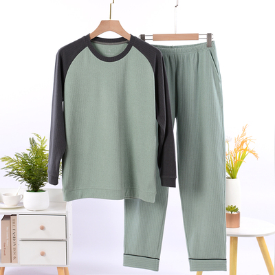 男阳离子德绒睡衣家居服双面加绒