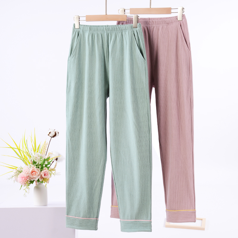 睡裤女阳离子双面磨毛可外穿