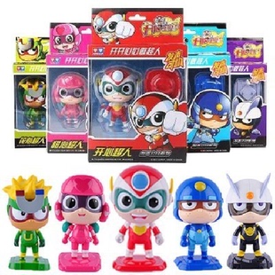 奥迪双钻开心超人小心甜心开心宝贝2粗心花心机车侠变形玩具公仔