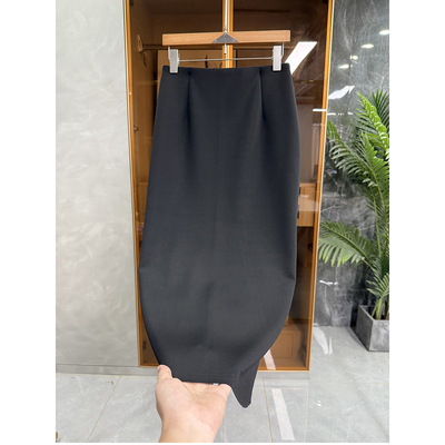 Q货！中腰微鱼尾后开叉半身裙