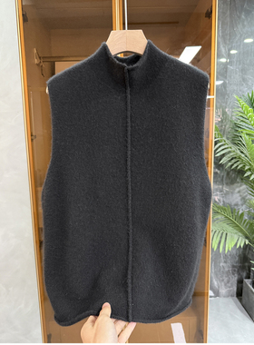 重磅推荐！代工厂P牌料！立领羊绒针织背心马甲女    20251030~JS