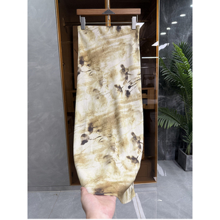 清仓不予退换！失眠！天丝亚麻复古印花A字半身裙女   BQQZ013~ME