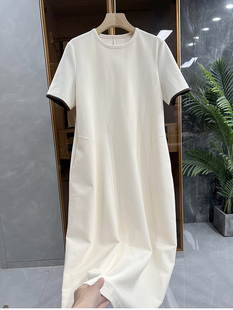 棉T恤连衣裙 清仓不退 宽松短袖 穿穿都有品 W0019