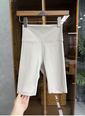 P牌面料！外穿骑行裤，宽腰提臀运动瑜伽健身中裤女  ZH25SS01~ME