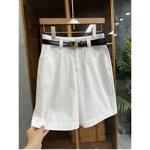 女5131073 清仓不予退换 五分裤 中高腰休闲中裤 在穿