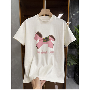 闭眼shou！大工厂品质！印花小马圆领短袖棉T恤女  20251215~JS