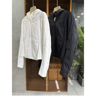 5618DB 尖货 轻盈棉服连帽运动短外套女 修身 温暖小蛮腰