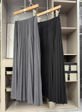 N货！高ji感瞬间提升！重工百褶羊毛大摆半身裙女   GQ853319~ZY