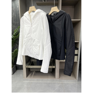 D86012 实力工厂出 连帽棉服短外套女 修身 轻盈温暖