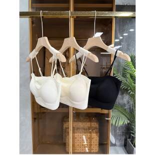 JU推！无痕文胸无钢圈内衣，一体背心式薄款女士胸罩    DN220~ME