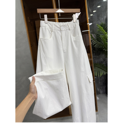 大厂出！宽松高腰休闲镰刀阔腿裤