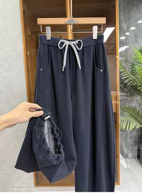 清仓不予退换！单品！宽松松紧腰休闲镰刀卫裤女M025329~JS