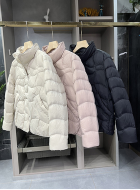 清仓不予退换#Bang疯了！轻盈温暖！翻领鸭绒羽绒服外套女Y016066