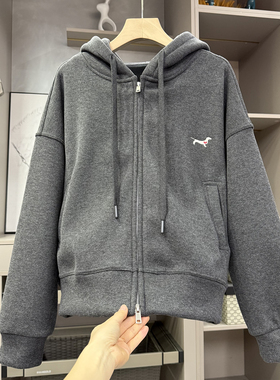 闭眼入！实力大工厂！宽松加绒连帽卫衣外套女    52401~ZY