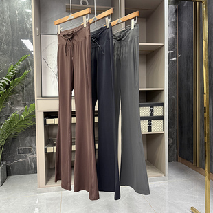 上街不尴尬的瑜伽裤提臀高腰休闲运动鲨鱼喇叭裤女  LJ7075~ZY