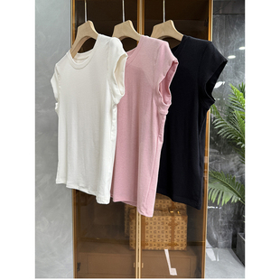 T恤女Y396 莱赛尔绵羊毛圆领飞飞袖 软透气 清仓不予退换