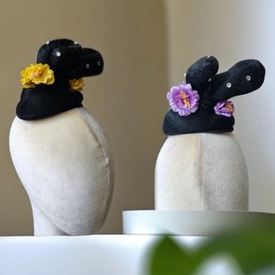 今朝花开舞蹈头饰中国风花供今朝汉唐舞表演古典民族舞蹈发髻头饰