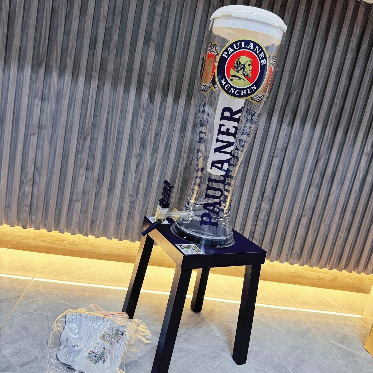 保拉纳柏龙3L啤酒泡桶酒吧商用宝来纳扎啤酒塔带龙头饮料调酒壶