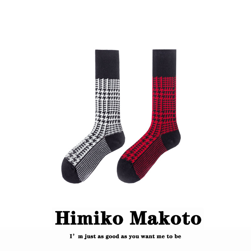 小腿袜女经典格子高筒袜ins风纯棉长筒袜韩国女袜日系袜子女棉秋,女士内衣/男士内衣/家居服,长筒袜,淘宝优惠券,粉丝福利购,淘宝优惠卷