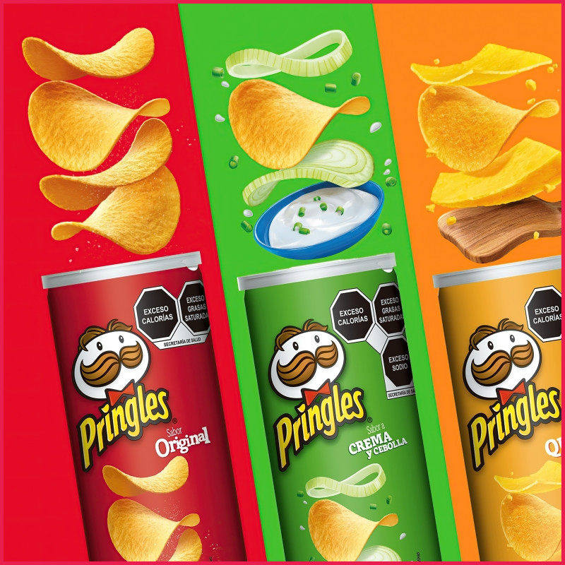 美版小品客薯片罐装40克*2罐 迷你可携式膨化食品办公室休闲 零食