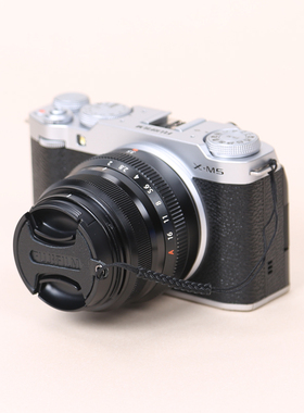 镜头盖防丢绳适用于富士xm5xs20xt50x100vixt30二代15-45/18-55等