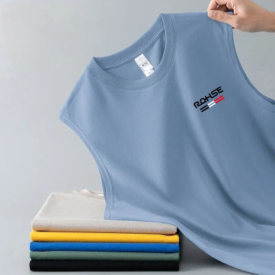 夏季新款肌肉健身潮牌速干背心ins跑步训练运动透气排汗无袖男T恤