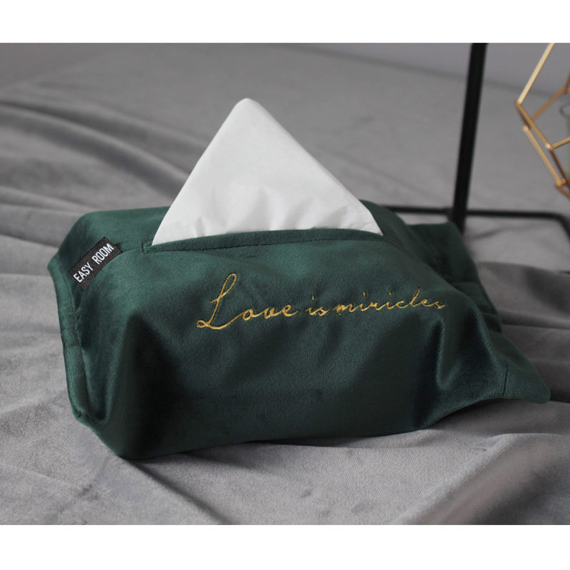 EASYROOM丝绒纸巾盒抽纸盒抽纸套客厅床头柜卫生间北欧天鹅绒在类目 收纳整理, 家庭收纳用具, 收纳套, 纸巾套中 - 来自Buy2taobao.com提供专业的淘宝代购服务