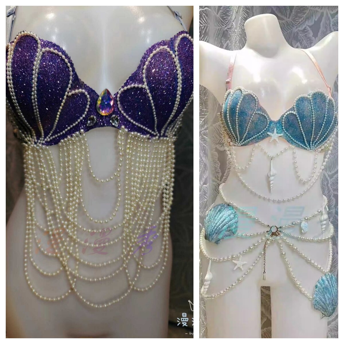 玫粉色花朵edm音乐节性感文胸款tutu裙糖果bar演出服