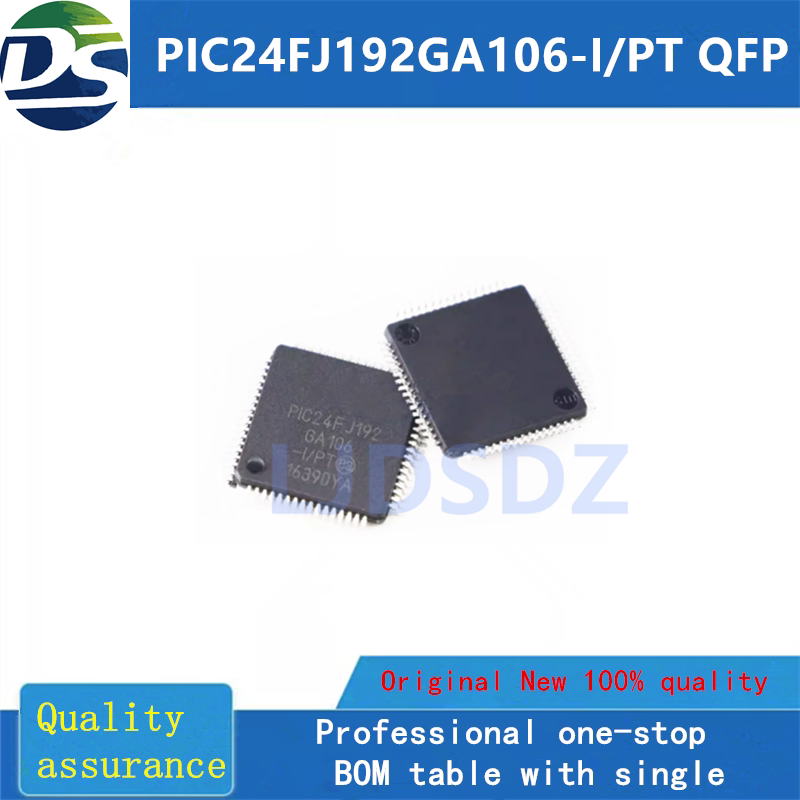PIC24FJ192GA106-I/PT QFP  全新原装 房间现货