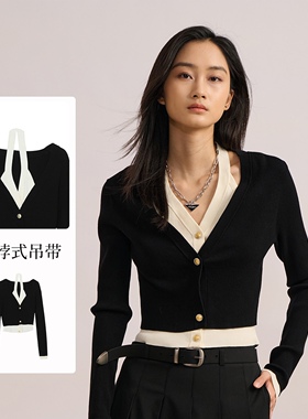 sweetbasil紫淑春秋新品女装商场同款时尚线衫Z1EB53312