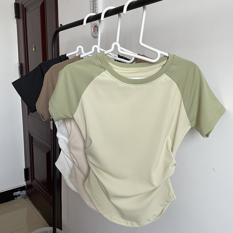 瑜伽半袖修身显瘦健身短袖