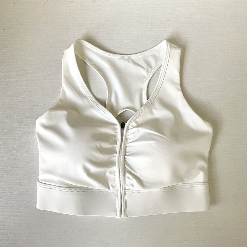拉链跑步文胸无钢圈健身内衣裸感透气瑜伽背心一体运动bra收副乳,运动服/休闲服装,运动文胸,淘宝优惠券,粉丝福利购,淘宝优惠卷