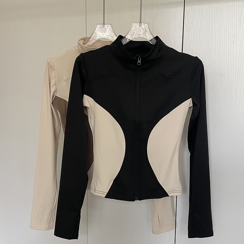 晨跑服拉链开衫立领运动外套