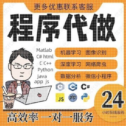 计算机Java代码编写Python程序代编程c++代写php接单c#设计代做R