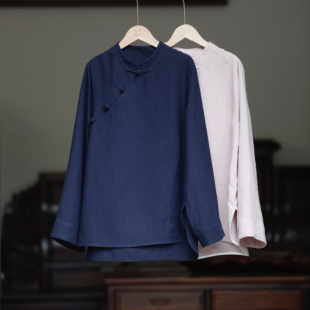 如素慢衣100%汉麻新中式 国风禅意上衣60160