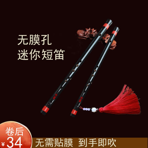 无膜孔笛子高山竹子林短笛