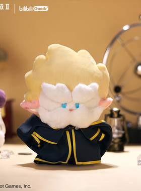 英雄联盟LOL bilibili Goods联名款双城之战黑默丁格毛绒玩偶摆件
