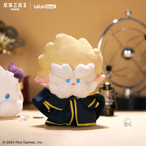 英雄联盟LOL bilibili Goods联名款双城之战黑默丁格毛绒玩偶摆件