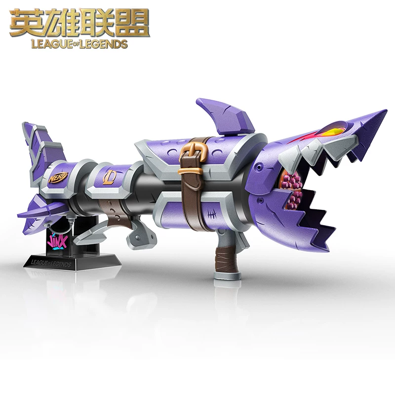Лига легенд LOL Hasbro Joint Jinx Fish Bone Launcher
