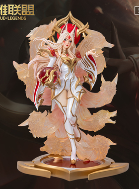 英雄联盟名人堂Faker 联盟不朽阿狸 1/6比例手办摆件雕塑到付发货